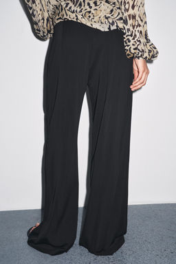 ZW COLLECTION LOOSE-FITTING DARTED TROUSERS - Zara фото 3