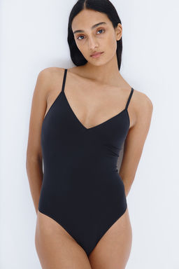 Body tanga con copas acolchadas Seamless