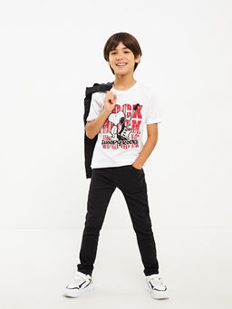 Beli Lastikli Erkek ?ocuk Jean Pantolon