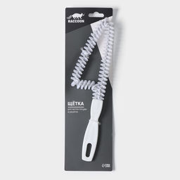 Щётка для чистки посуды и решёток-гриль Raccoon, треугольник, 246.51.5 см, белая  фото 5