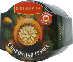 Dolche Vita. Новый год. Элитный. Сливочная груша (с магнитом) 30 гр. стекл.банка