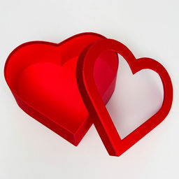 Набор подарочных коробок с окном 3 в 1 сердца L:28.5?26.3?13 M:26?24?11.5 S:23.5?21.5?10 см