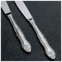 Упаковка 12шт. / Нож столовый М-3 Тройка СН-20/56 г. Павлово /ПЗХМ/  фото 2