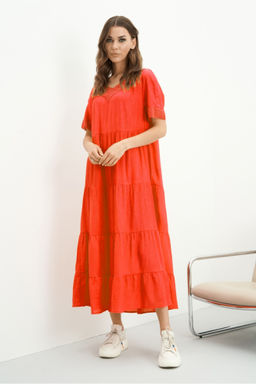 Платье 4475 апельсин
