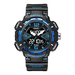 Часы наручные Smael электронные SM8076black-blue