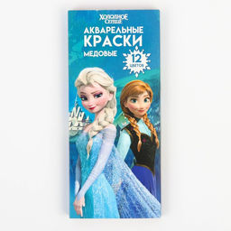Акварель медовая Холодное сердце, 12 цветов, в картонной коробке, без кисти - Disney фото 4