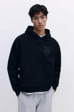 Sudadera boxy con capucha Oversized Fit - H&m фото 4