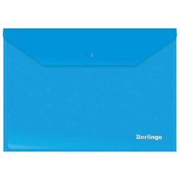 Папка с кнопкой А4 Berlingo синяя (AKk_04102) 180 мкм