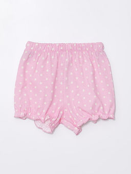 Beli Lastikli Bask?l? K?z Bebek ?ortlu Pijama Alt