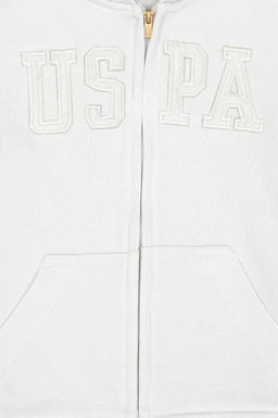 K_z _ocuk Ta_ Fermuarl_ Basic Sweatshirt