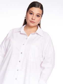 Белая рубашка BL28382WHT02