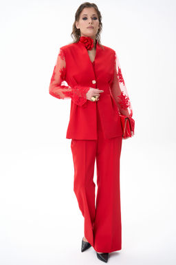 Брюки Хейзел (красный) - Эльза фото 3