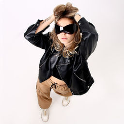 Очки карнавальные, цвет черный