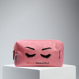 Косметичка Hello Beautiful 18x5x9, на молнии