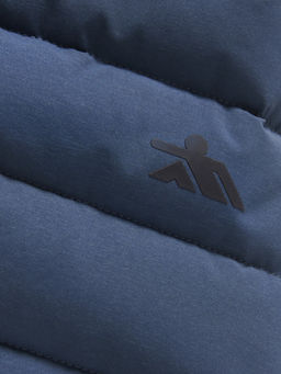 Куртка мужская стёганая с капюшоном с графеновой подкладкой синего цвета 9623_1S