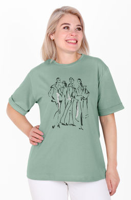 Футболка Алиса Ф-93А (44-62) кулирка - Лотос фото 26