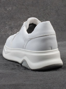 03-3062-2 WHITE Кроссовки женские (натуральная кожа)
