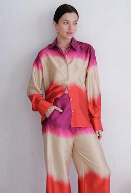 Рубашка с принтом градиент - Martichelli фото 4