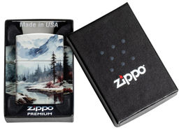 Зажигалка ZIPPO Снежная долина | Frozen Valley 46702