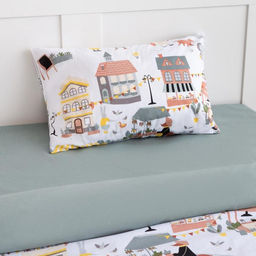 Постельное бельё 1.5-спальное «Этель» Fantastic town, бязь