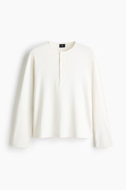 Camiseta con cuello panadero Relaxed Fit - H&m фото 2