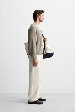 CONTRAST INTARSIA CARDIGAN - Zara фото 4