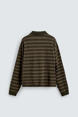 STRIPED PIQU_ RUGBY POLO SHIRT - Zara фото 9