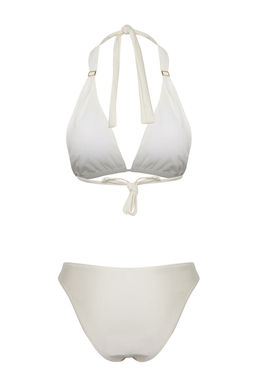 TRENDYOLMILLA Siyah Ucgen Aksesuarl? Parlak Regular Bikini Tak?m? TBESS25BT00012 фото 13