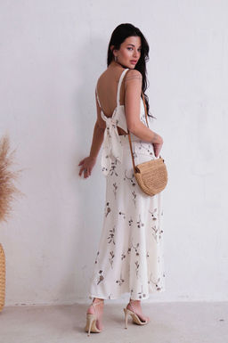 11988 Костюм из топа и юбки белый с вышивкой - Martichelli фото 2