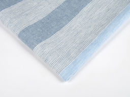 24С211-ШР/у Наволочка верхняя 50*70 цв. 15 рис. 2 полоса синяя