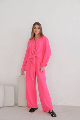 10355 Костюм с завязками и широкими брюками - Martichelli фото 13