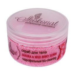 Скраб для тела SAKURA & WILD BERRY SCRUB гидрофильный bio-cleaning Код 7065 - вес 200 г