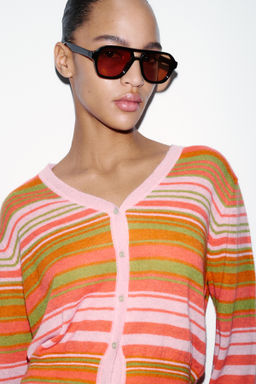 STRIPED CARDIGAN - Zara фото 3