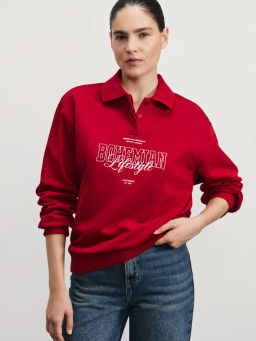 Свитшот поло с принтом / Zarina фото 8