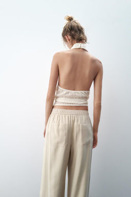 FLOWING WIDE-LEG TROUSERS - Zara фото 4