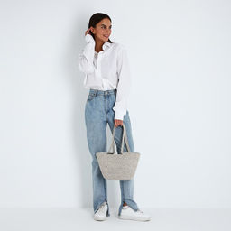 Сумка-тоут без застёжки, цвет серый - Simaland фото 5