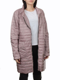 K-532 GRAY PINK Куртка демисезонная стеганая женская (70 гр. холлофайбер) - Fashion фото 6