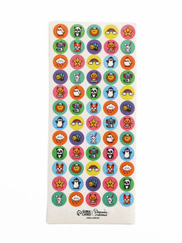 Цена за 3 шт. Наклейки детские оценки «Животные», 7×16 см, 10 листов