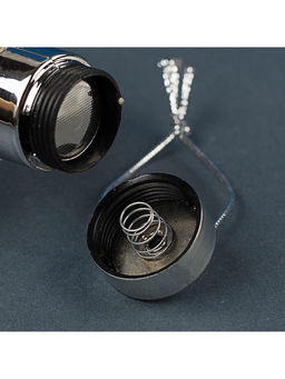 Ёлочный шар «Ягоды», 5 LED, от батареек, свечение тёплое белое