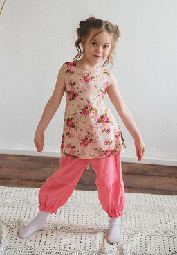 Л 21-7 бриджи для девочки "ELF" розовый