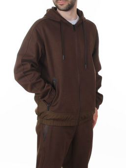 AAL-710 KHAKI Костюм спортивный мужской (85% хлопок, 15% полиэстер)