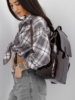 Рюкзак 18337-8 coffee Polina&Eiterou