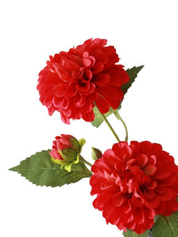 Цветы искусственные "Хризантема Бранхил черри" d-9 см 49 см, красный