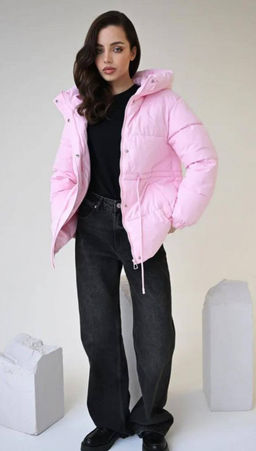 K13351 Куртка весенняя (утеплитель синтепон) РОЗОВЫЙ