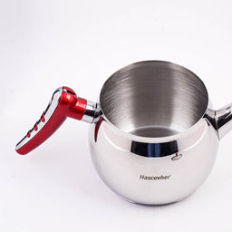 800-300 Чайник металлический 1,5 л Hascevher Apple нерж/ст/пласт/стекло (х6) - Mayer&boch фото 6