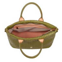 Итальянская женская сумка DuDu Bags серии Jaqueline | оливковый - Dudubags фото 3