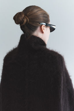 Jersey de cuello alto en mezcla de mohair - H&m фото 6