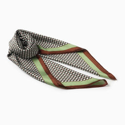 Платок женский MINAKU, размер 70×70 см, зелёный