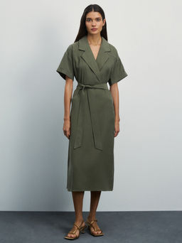 Платье-рубашка из вискозы / Zarina  фото 2