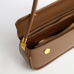 Сумка женская, багет, на магните, цвет коричневый - Simaland фото 7